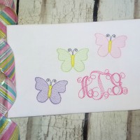 Butterflies Machine Embroidery Design 